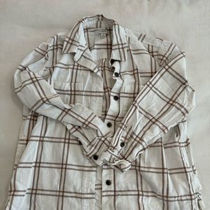 J Crew flannel shacket